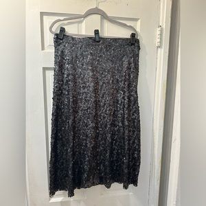 SABINE Sequin Grayish Black Skirt